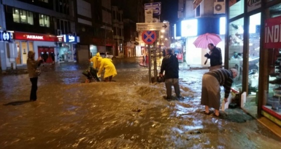 Zonguldak'ta şiddetli yağış