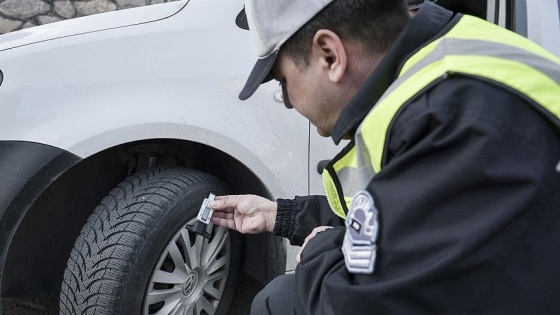 Zorunlu kış lastiği takmayana 602 lira ceza