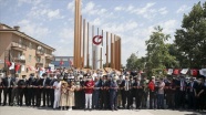 15 Temmuz şehitleri için yapılan &#039;Demokrasi Şehitleri Anıtı&#039; açıldı