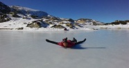 2 bin metrede doğal buz pisti