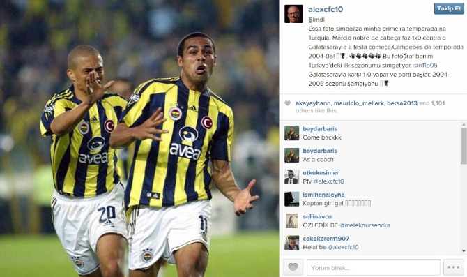 Alex’ten Nobre'li Fenerbahçe paylaşımı