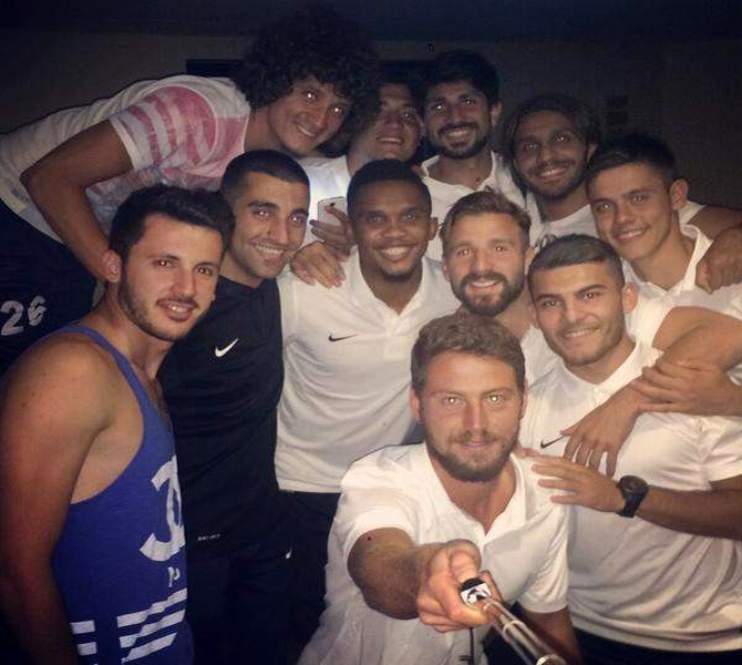 Antalya’da Eto’o’lu selfie