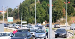 Çanakkale Boğazında trafik yoğunluğu