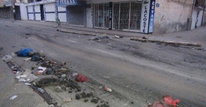 İzinsiz gösteriye polis müdahalesi