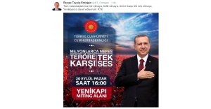 ’’Tüm vatandaşlarımızı Pazar günü Yenikapı’ya davet ediyorum’’