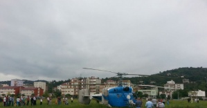 Ukrayna askeri helikopterinden Giresun’a zorunlu iniş