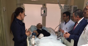 AK Parti’den terör saldırısında yaralananlara ziyaret