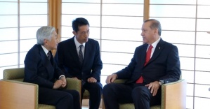 Erdoğan Japon İmparatoru Akihito’yu ziyaret etti