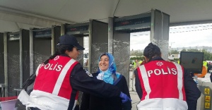 Miting öncesi yoğun güvenlik önlemi