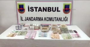 Narkotik operasyonu jandarma kamerasında