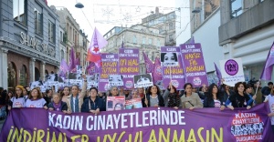 Beyoğlu’nda kadın cinayetleri protestosu