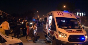 Chipras için güzergah alan polis memuruna taksi çarptı!