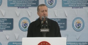 Erdoğan: &quot;Bayrağımız dışında bir bayrak...&quot;