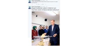 Erdoğan’dan 1 Kasım tweeti
