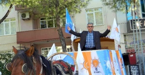 İlk kez oy verdiği AK Parti için sokağa böyle çıktı