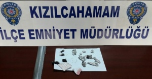 Kızılcahamam’da uyuşturucu operasyonu