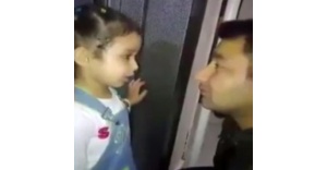 Minik kızın polis babasına tavsiyeleri izlenme rekoru kırıyor