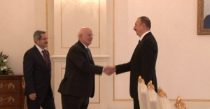 Aliyev Kahraman’la görüştü