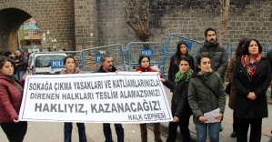 Diyarbakır’da vatandaştan protestoculara tepki