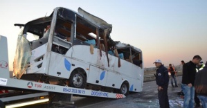 Osmaniye’de kaza: 1 ölü, 20 yaralı