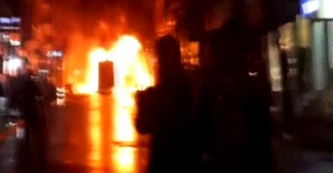 Şehir eşkıyaları, İstanbul’da otobüse molotofla saldırdı