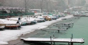 Karadeniz’de sahiller bembeyaz