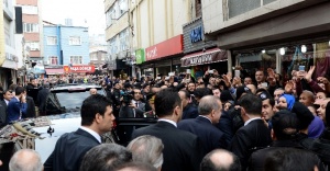 Cumhurbaşkanı Erdoğan’a Kasımpaşa’da sevgi seli