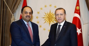 Erdoğan Katar Savunma Bakanıyla görüştü