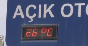 İstanbul’da termometreler 26 dereceyi gösterdi