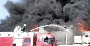 Kahramanmaraş’ta fabrika yangını