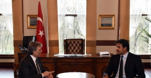 Katar Emiri, Abdullah Gül’e taziye ziyaretinde bulundu