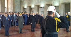 Anıtkabir’de ’Çanakkale’ töreni