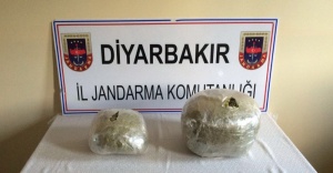 Diyarbakır’da 29 kilo esrar ele geçirildi