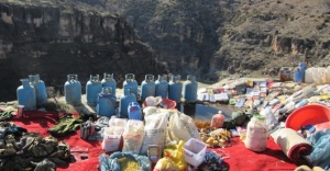 PKK’ya ait mağarada 6 ton malzeme ele geçirildi