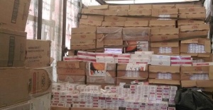 Bitlis’te 277 bin paket kaçak sigara ele geçirildi