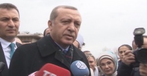 Erdoğan Azerbaycan televizyonuna konuştu