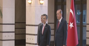 Erdoğan Japon büyükelçiyi kabul etti
