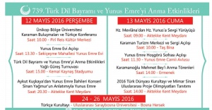 Türk Dil Bayramı programı belli oldu