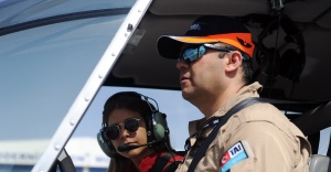 Türkiye’nin il lisanslı sivil kadın helikopter pilotu