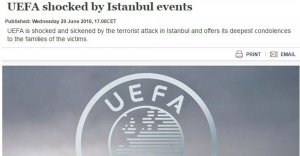 UEFA’dan başsağlığı mesajı