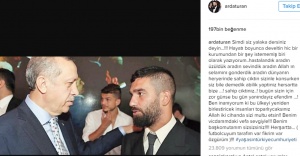 Arda Turan’dan Erdoğan’a tam destek