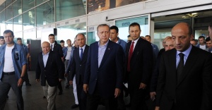 Erdoğan, saldırının olduğu yerde