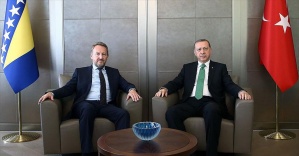 Erdoğan, Bosna-Hersek Başkanlık Konseyi Üyesi İzzetbegoviç ile görüştü