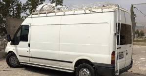 Saldırıda kullanılacağı ihbar edilen minibüs Cizre'de ele geçirildi
