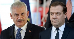 Başbakan Yıldırım ile Rusya Başbakanı Medvedev görüştü
