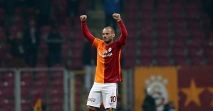Galatasaray'da Sneijder sevinci