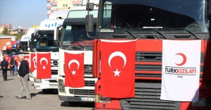 Türk Kızılayından Musul'a 500 ton insani yardım