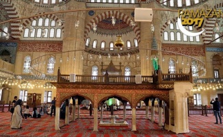Mimar Sinan&#039;ın ustalık eseri Selimiye Camii Ramazan ayına hazır