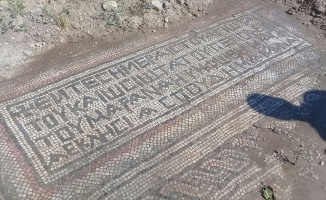 Adıyaman'da bin 500 yıllık mozaik bulundu