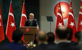 Erdoğan Cumhurbaşkanlığı personeliyle iftar yaptı